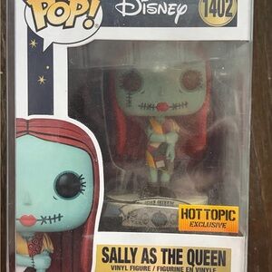 Disney Funko Pop! Sally as the Queen - Teal Skin, Red Hair, Yellow Outfit Disney